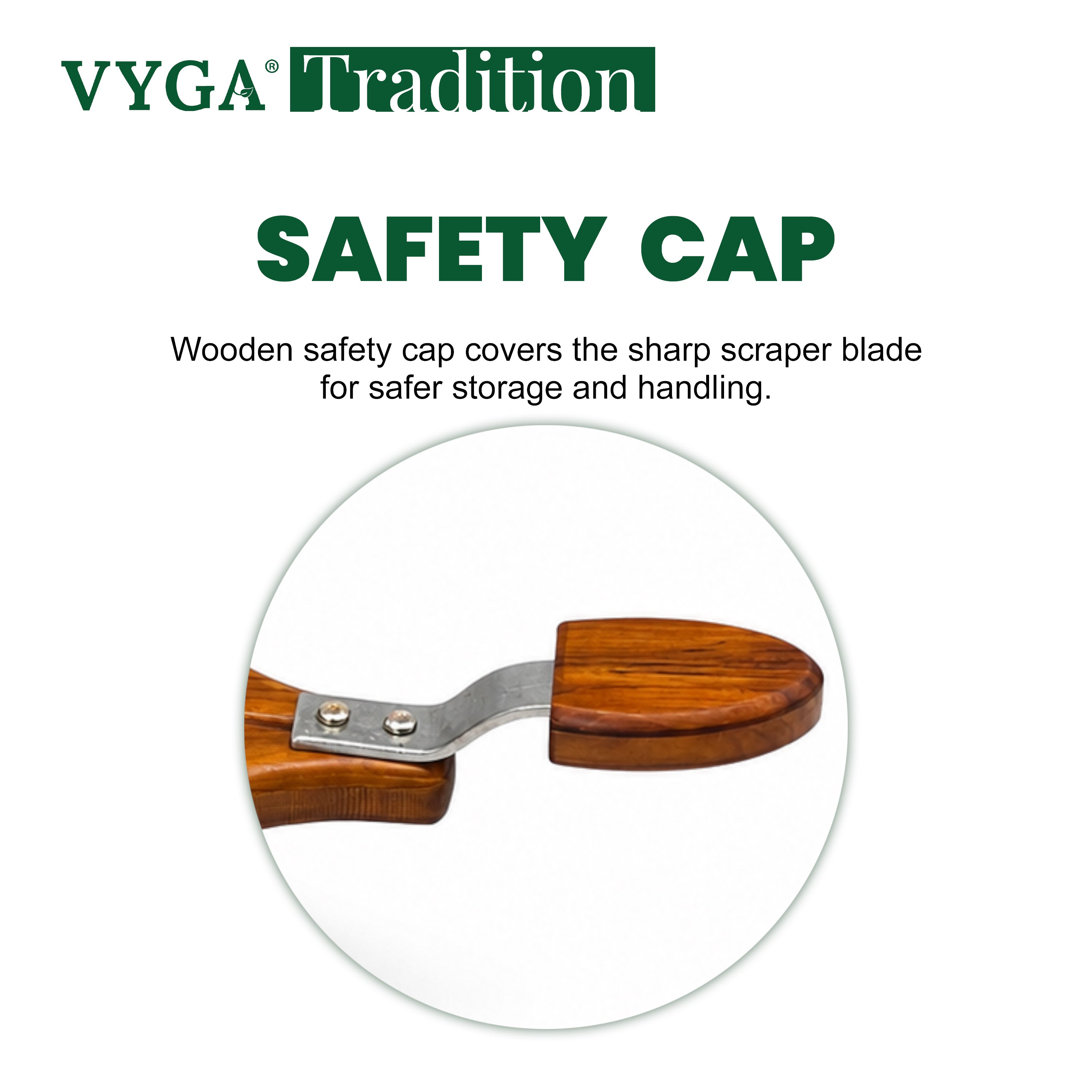 Vyga Traditional Sit-On  Teakwood Coconut Scraper | Handcrafted Wooden Coconut Grater with Stainless Steel Blade | Elevated Stable Design