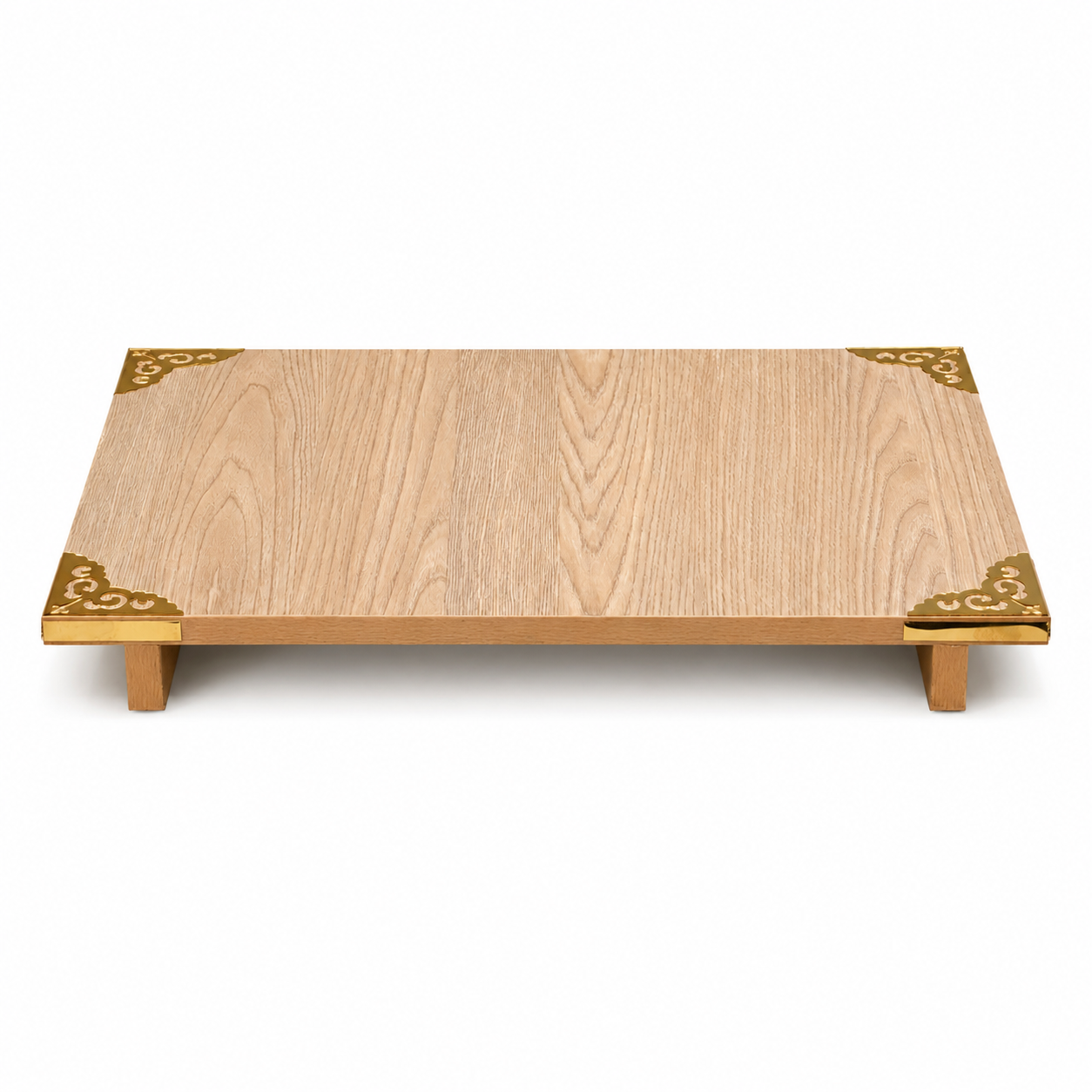 Wooden Pooja Chowki (50x35) Brown