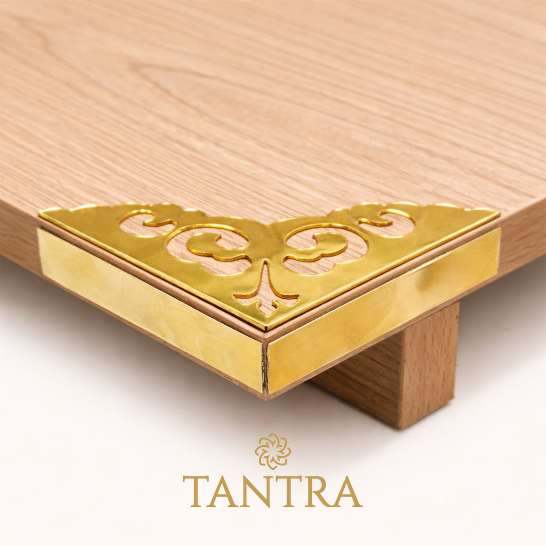 Wooden Pooja Chowki (50x35)