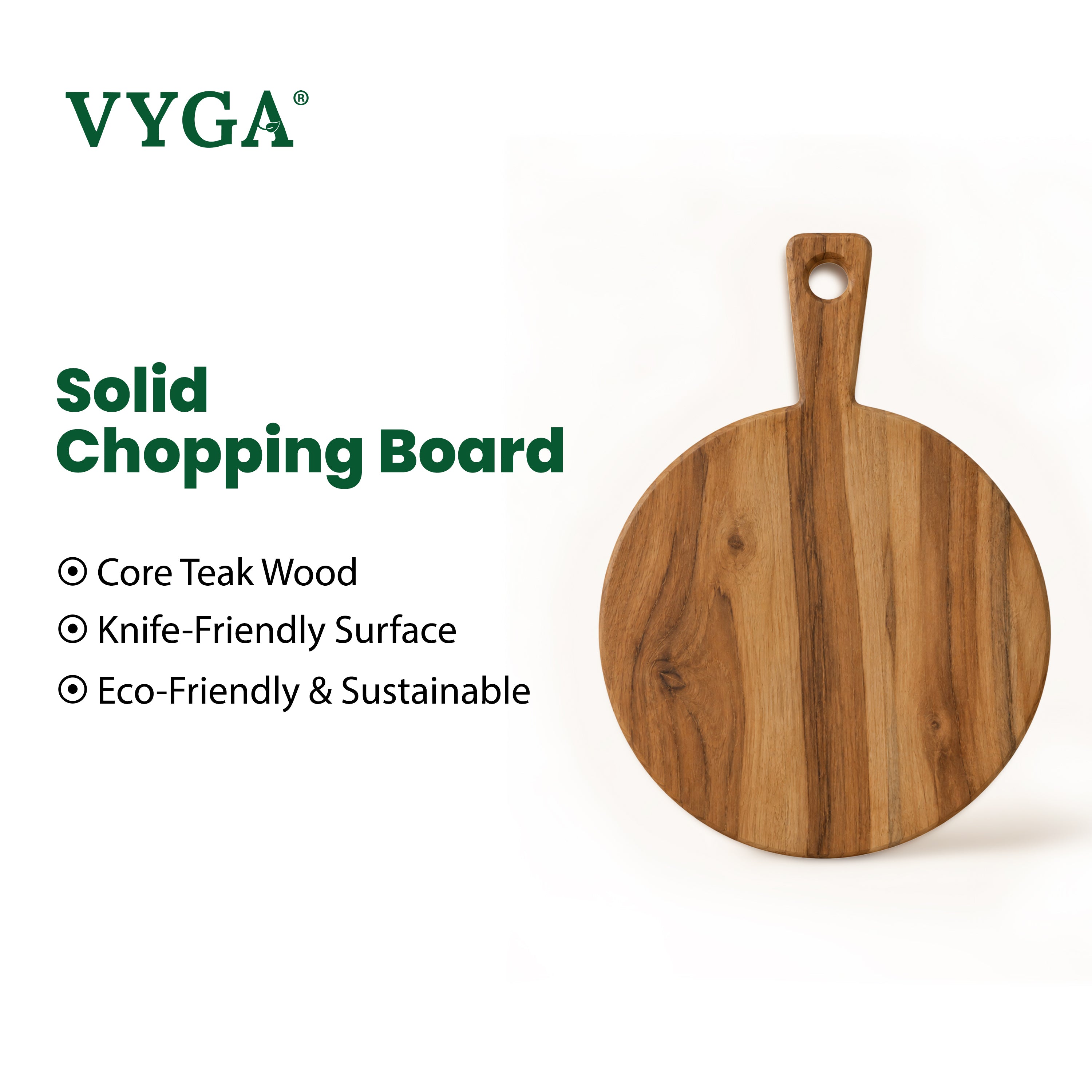 Vyga Premium Teakwood Chopping Board
